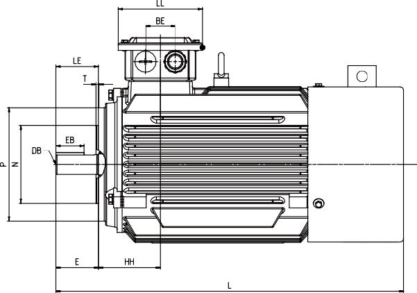 BEIDE YVF2 series Low-Voltage Three-phase Asynchronous Motor