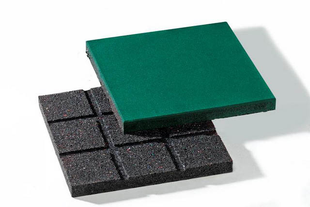 500*500mm Safety Rubber Tile for Sports Court