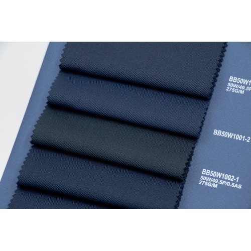 Navy Classic Suiting 50% Wool Fabric