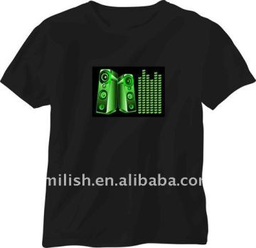 LED panel T Shirt/Led flashing t shirts TS-0085