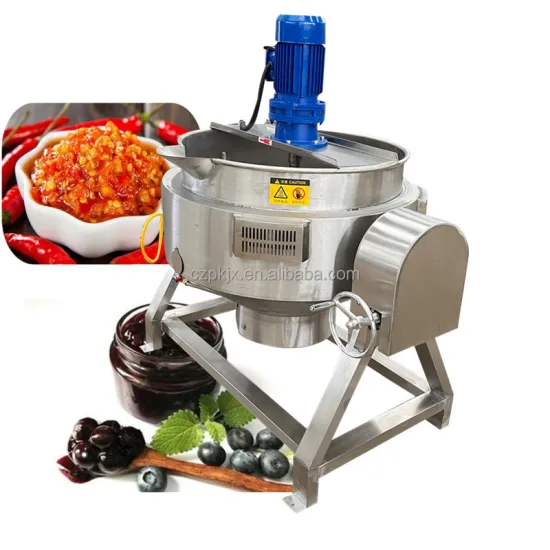 Automatic Steam Cooking Pot Mixer Jacketed Kettle Machine - Price Inquiry