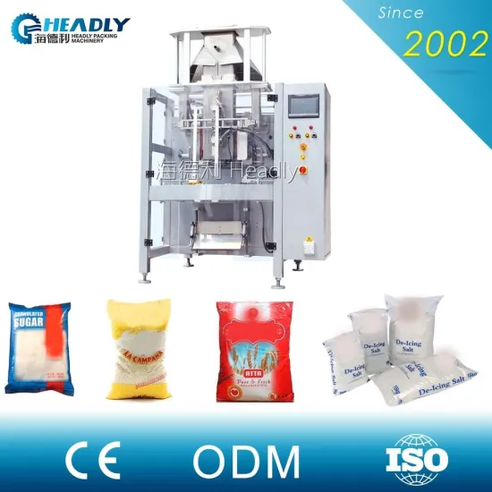 China Supplier Automatic Weighing Sugar Ice Cube Packing Machine