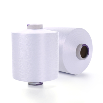 100% Polyester Yarn 75/36 DTY Semi-Dull Raw White NIM