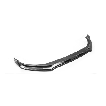 Kit de spoiler para pára-choques dianteiro de fibra de carbono brilhante para 2021-2023 Ford Mustang Mach-e