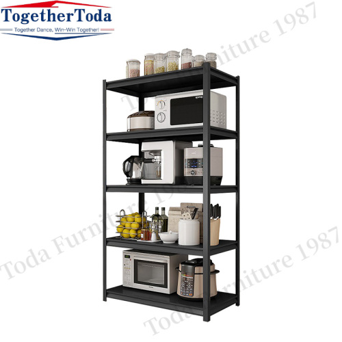 Commercial Heavy duty metal storage shelf with wheels