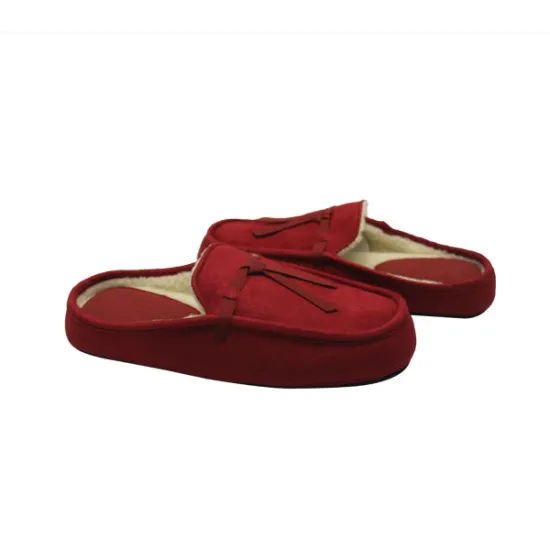 Burgundy hotel type indoor slippers