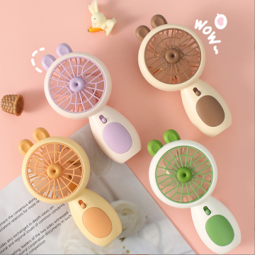 Cute Rabbit Handheld Rechargeable Fan