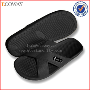 New style hotel bathroom latset mens PVC slippers