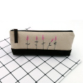 Canvas Pencil Case Stationery custom logo pencil case Factory