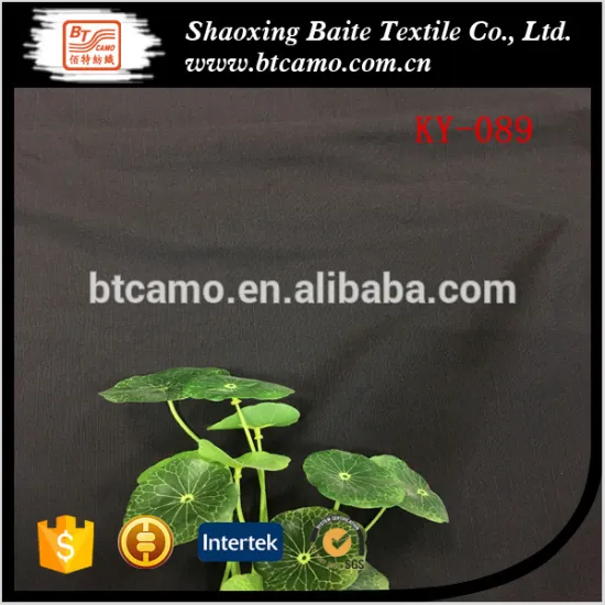 Black Ripstop Workwear Fabric