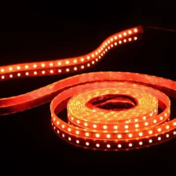 ip65 red color led strips waterproof for hotel decoration and lighting