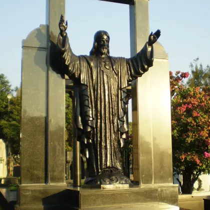 Hot Sale Outdoor bronze jesus christian statue