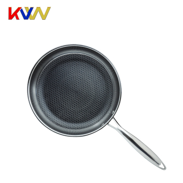 High Quality 3-Ply Stainless Steel Non Stick Fry Pan for Kitchen