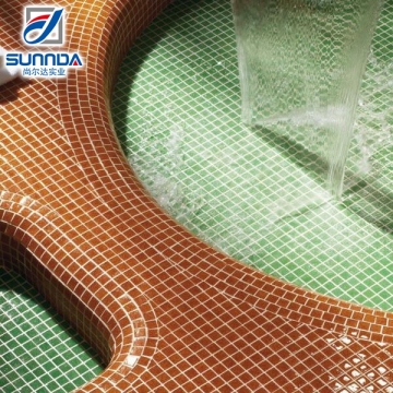 2016 best selling beautiful crystal glass mosaic tiles for indoor and outdoor swimming pool