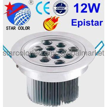 LED Ceiling Light High Power 12W Long Life Time