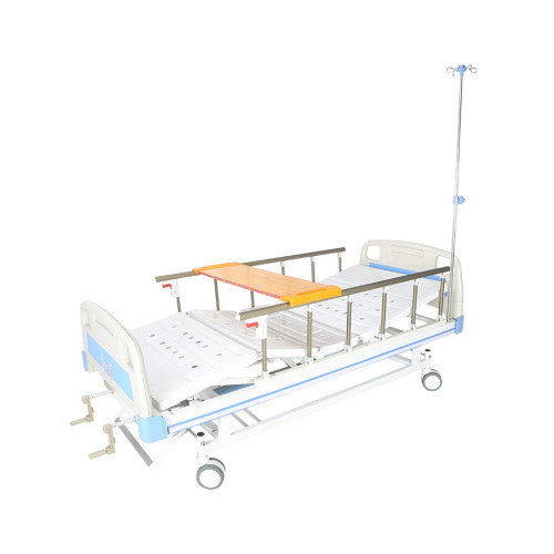 Manual hospital bed with 2 cranks hospital equipment