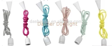 E27 Ceramic Lampholder Simple lamp pendant lights ceramic lampholder pendent Hanging socket light fixture