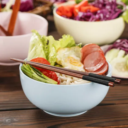 Antique Ceramics Colorful Salad Dessert Bowl