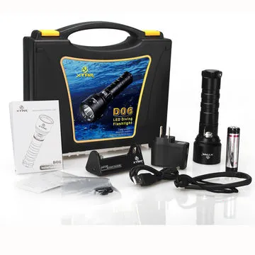 XTAR D06-U2,Diving flashlight, amphibious flashlight,excellent heat dissi