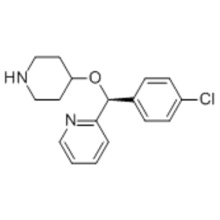 (S)-2-[(4-Chlorophenyl)(4-piperidinyloxy)methyl]pyridine CAS 201594-84-5