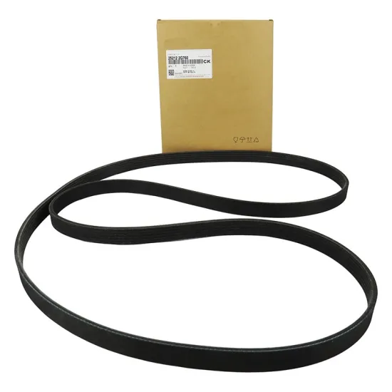 Hyundai Santa Fe, Sonata, Kia Sorento Replacement Belt: 25212-2g760 252122g760 Ribbed Belt for Korean Auto Parts
