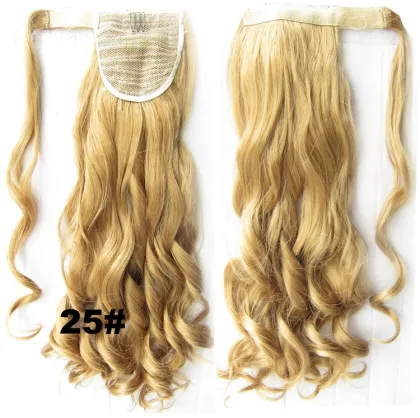 AIshili Fashion Korean Ponytails female paste type big wave Ponytails piece manufacturer direct selling