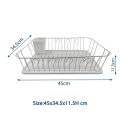 kitchen chrome plated metal dish drying rack kitchen cabinet organizer dish rack