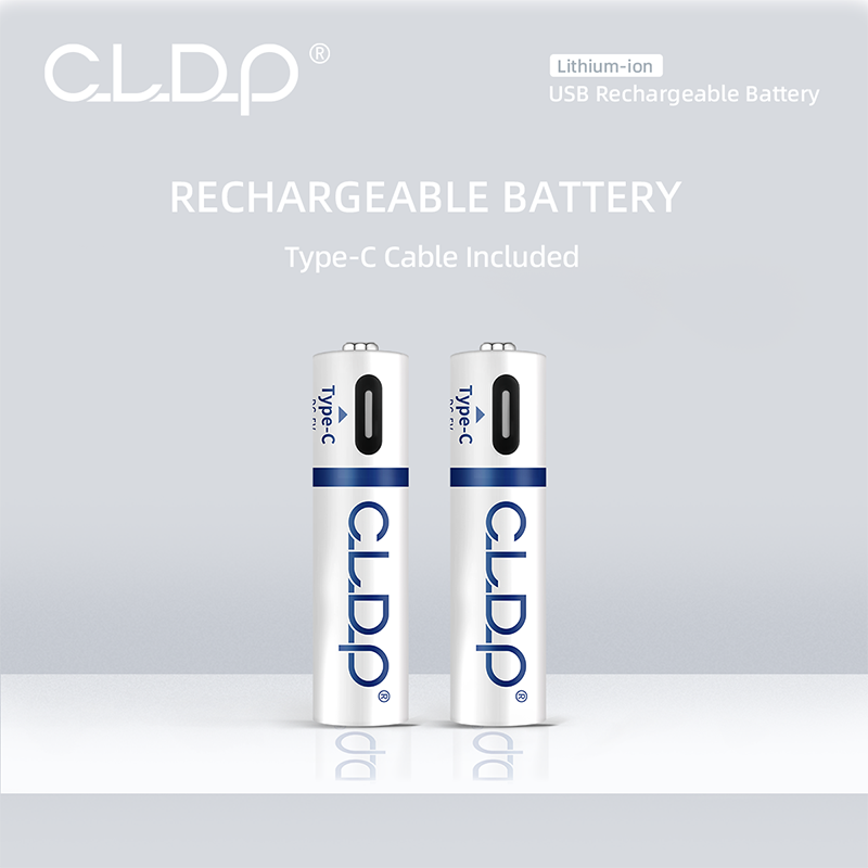 4pack 1.5v Lithium AAA USB rechargeable battery