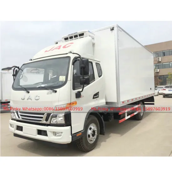JAC 5Tons loading capacity Freezer Lorry Truck for Fruit Vegetable Milk and freozen food transport