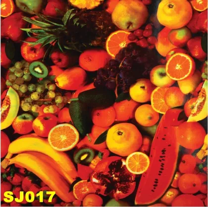 fruite design waterproof red hotel tablecloth