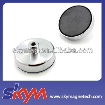 pot magnet with male thread neodymium pot magnet