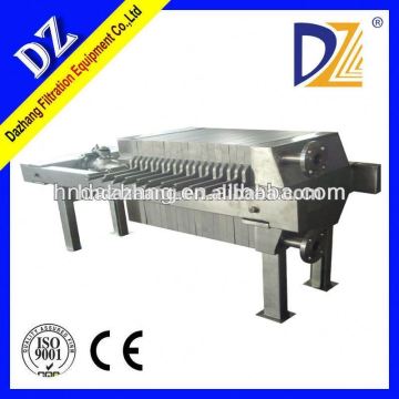 Hydraulic stainless steel filter press