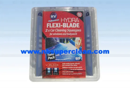 Car silicone window water blade twin pack, water blade