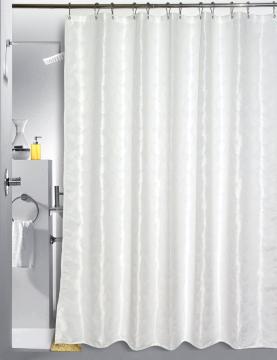 100% Polyester Solid Color Waterproof Shower Curtain​