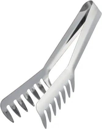 Commercial Stainless Steel Spaghetti Pasta Slotted Tongs