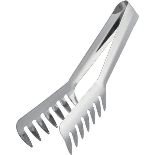 Commercial Stainless Steel Spaghetti Pasta Slotted Tongs