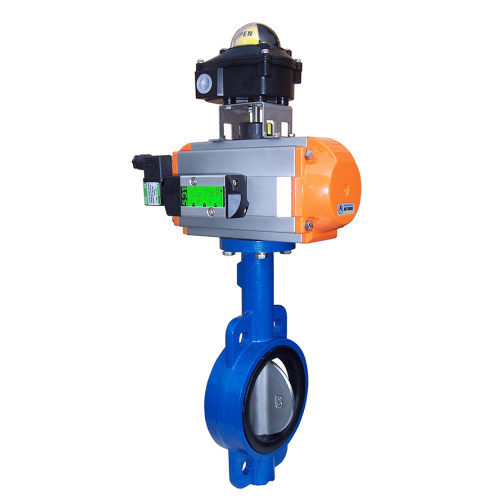 low price stainless steel pneumatic butterfly valve