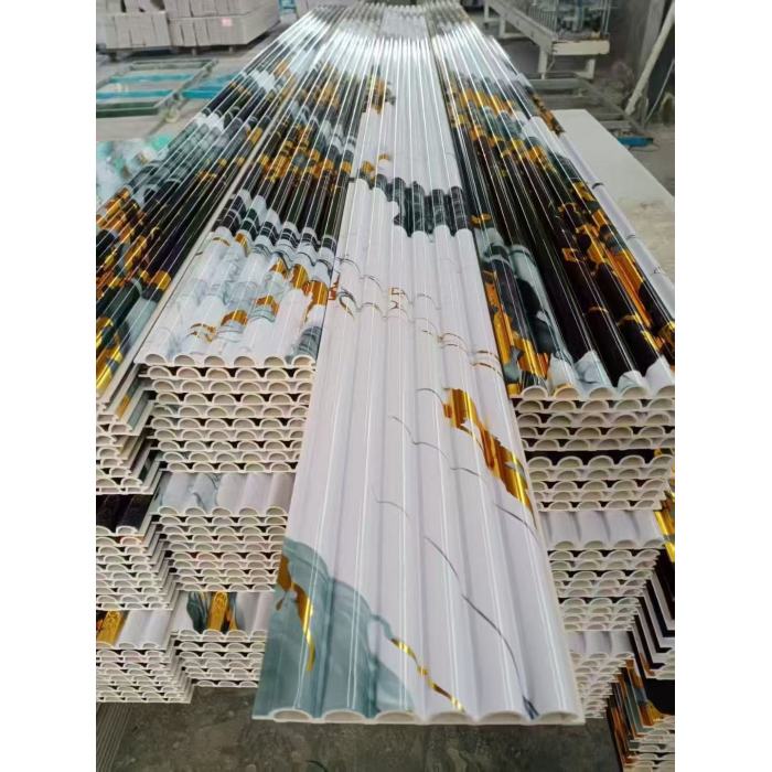 แผงผนังร่อง WPC กันน้ำตกแต่งภายในที่ทันสมัย