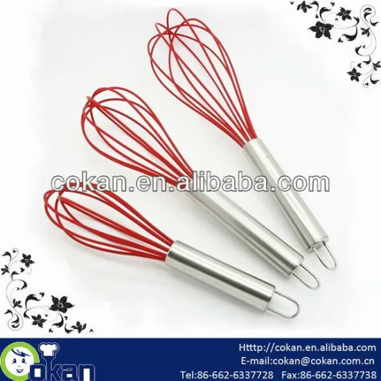 New Design 3pcs Silicone Egg Mixer Set CK-EB001A