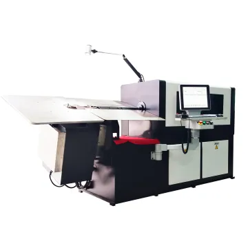8 Axis 3D CNC Wire Bending Machine for Metal Parts