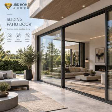 Minimalist Slim Frame Aluminum Sliding Patio Door for Modern Homes | JBDHOME