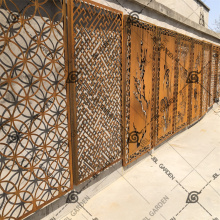 Laser cut garden outdoor decorative privacy screen panel