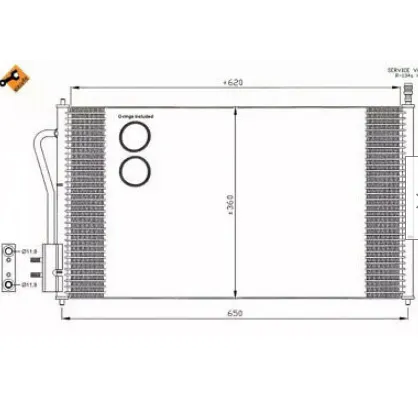 113949 1250627 A/C car air condenser price