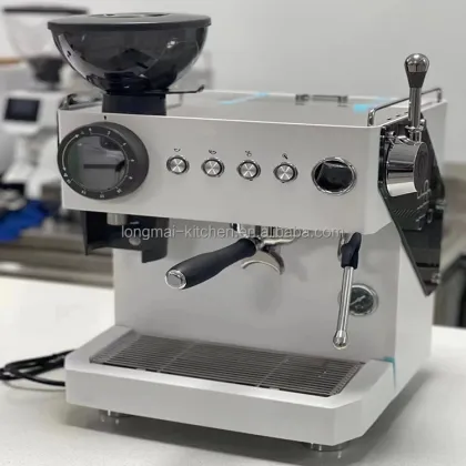 Dual Pump Stainless Steel Commercial Espresso Coffee Maker