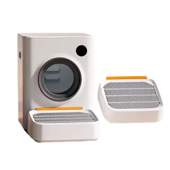 Factory Wholesale: Automatic Self-Cleaning Large Plastic Cat Litter Box - Perfect for Big Cats
