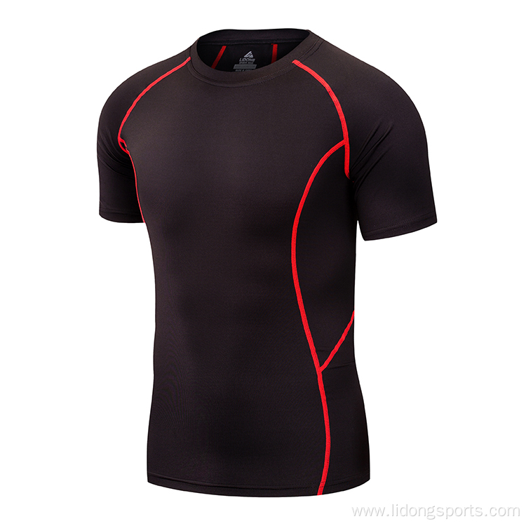 Short Sleeve Muscle mens Running fitness clothing