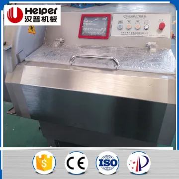 Automatic meat slicer for frozen meat