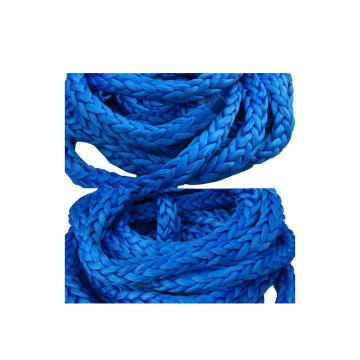 Braid polyethylene rope for outdoor use