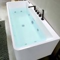 Whirlpool Massage Bathtub Indoor Rectangle Standing White Bathtubs Whirlpool