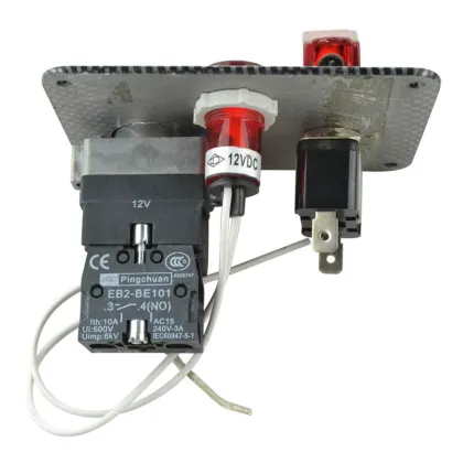 12V Racing Car Toggle Ignition Switch Panel & Start Button